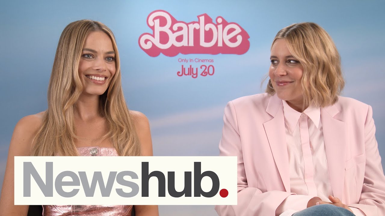 'The whole thing has been a dream!': Full Margot Robbie & Greta Gerwig Barbie interview | Newshub