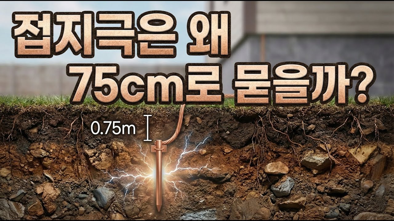 접지전극의 깊이에 대한 고찰. 왜 0.75m 일까? | 그 이유를 알아봅시다.