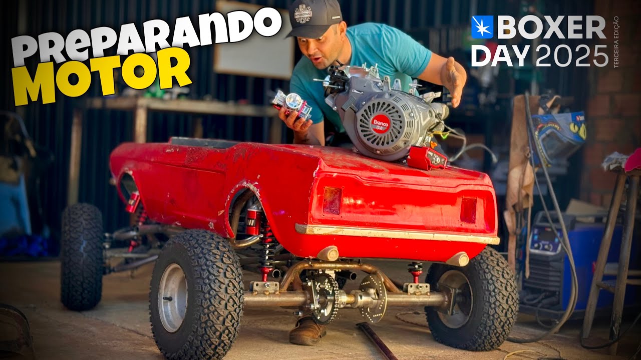 Preparando o MOTOR do MUSTANGÃO 🔥 | BOXER DAY 2025