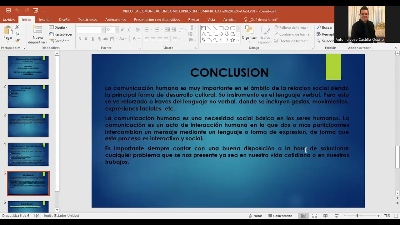 VIDEO. LA COMUNICACION COMO EXPRESION HUMANA