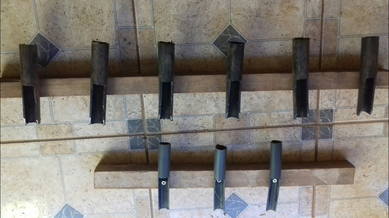 suporte para varas com apenas 5 reais duvido vc nao fazer um..