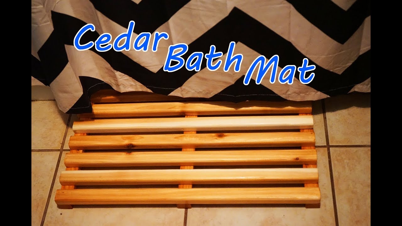 How To Make A Cedar Bath Mat