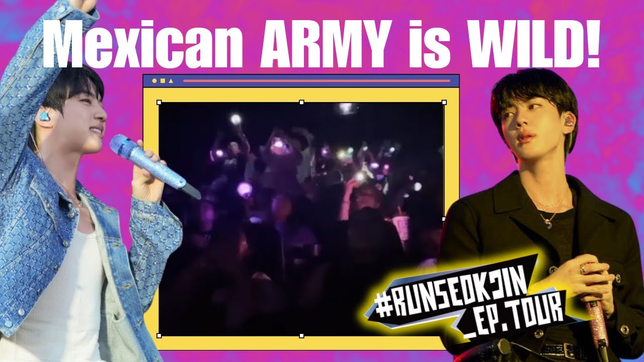 Mexican Fans Go Wild Watching BTS Jin’s #RUNSEOKJIN_EP.TOUR THE MOVIE💜 | ARMY VLOG