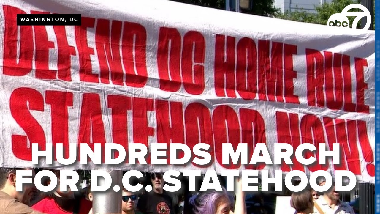 Protestors flood DC streets to oppose President Trump's surge of federal law enforcement
