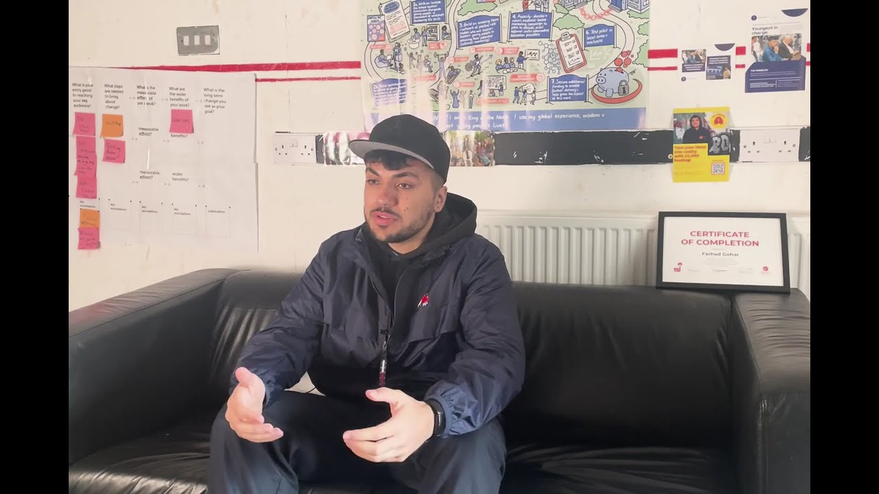 Farhad in his office