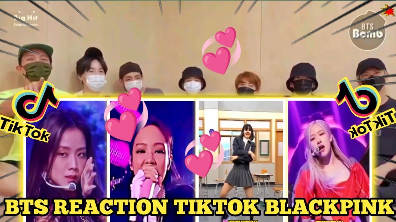 BTS REACTION TIKTOK BLACKPINK Part 8 (FANMADE) 🥰😍💞