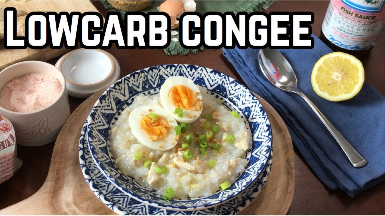 Keto Friendly Congee | ASMR cooking | Lowcarb Congee using Shirataki rice