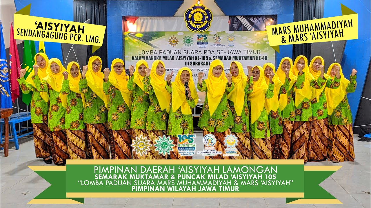 Pimpinan Daerah 'Aisyiyah Lamongan - Lomba Paduan Suara Mars Muhammadiyah & 'Aisyiyah