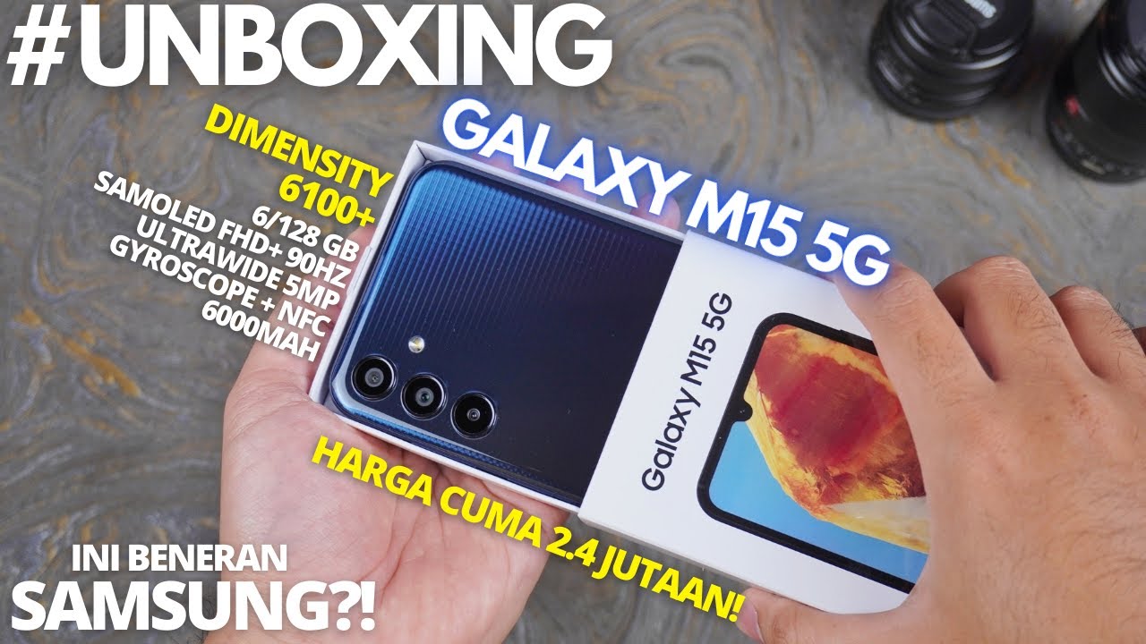 ANCAMAN BRAND CINA!😱 UNBOXING Samsung Galaxy M15 5G Indonesia, Ini REAL SAMSUNG?!!