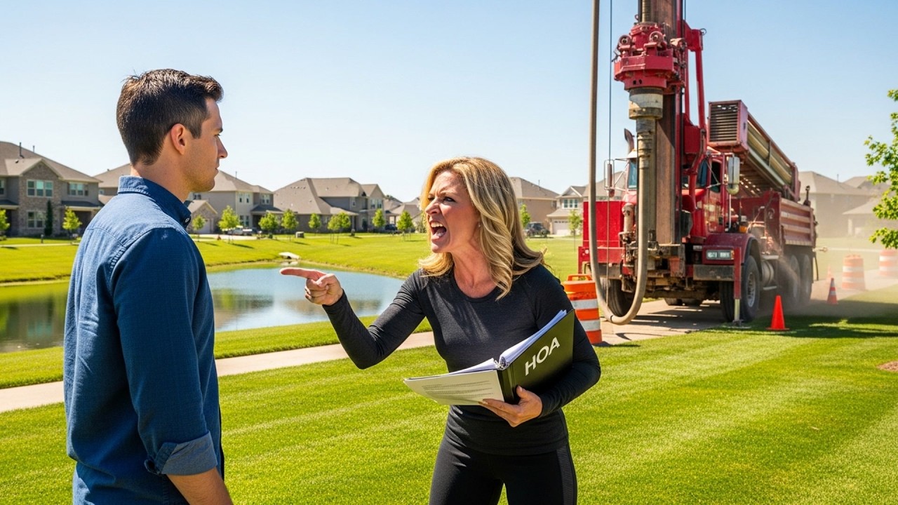 I Inherited Mineral Rights Under The HOA Development, They Panicked When Drilling Trucks Arrived