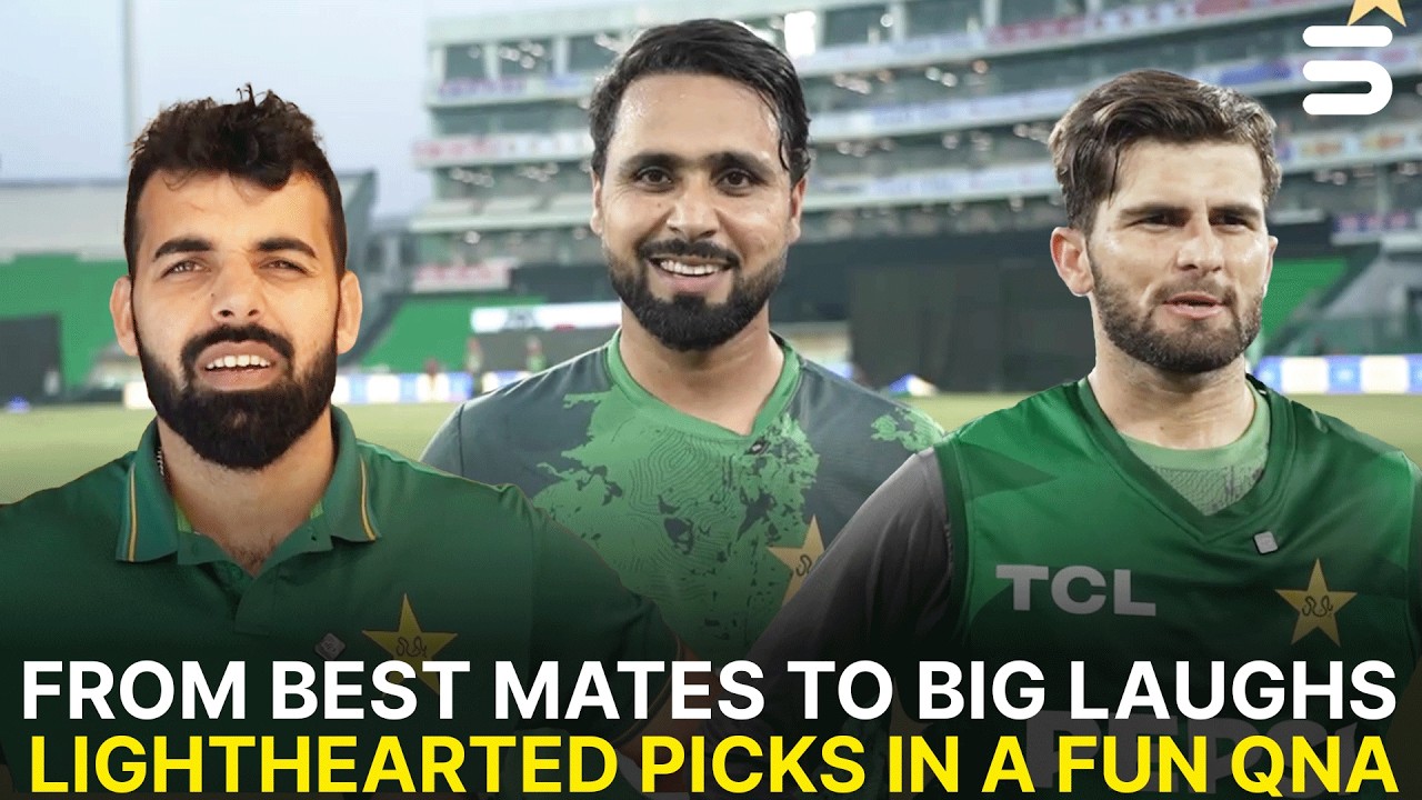 From best mates to big laughs 😄🏏 | Lighthearted picks in a fun QnA with the Pakistan players 🇵🇰💫