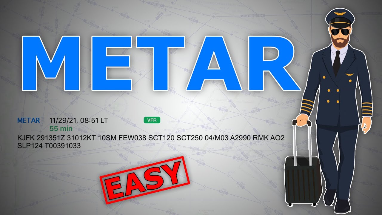 ✅ How to decode METARs like a professional Pilot