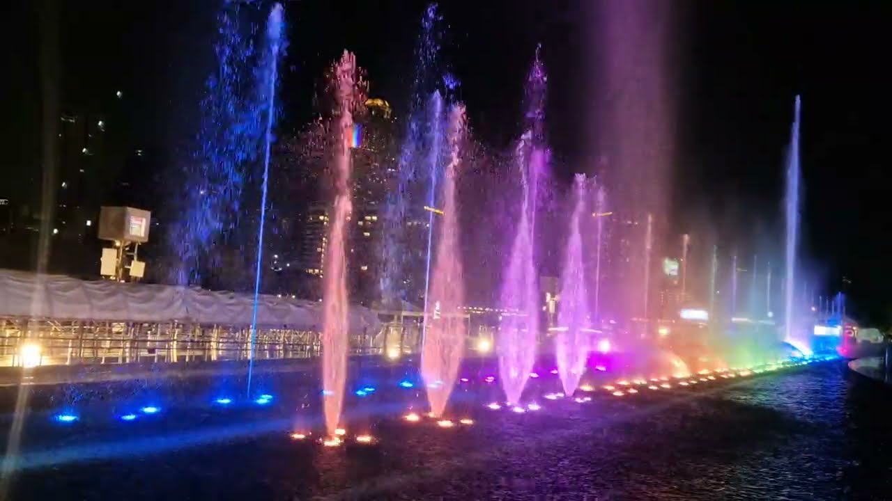 Magical Dancing Water Show at ICONSIAM Bangkok | Thailand Night Vibes