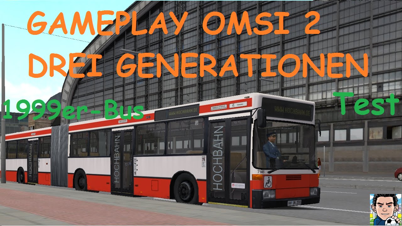 OMSI 2 Add on Drei Generationen:Testfahrt Mercedes-Benz O 405 N1 Gelenkbus (1992)