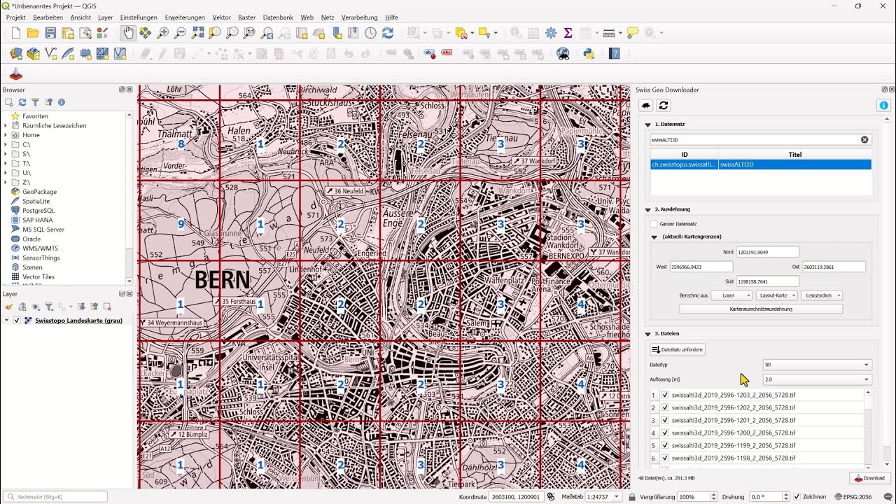 Swiss Geo Downloader (FR Version)
