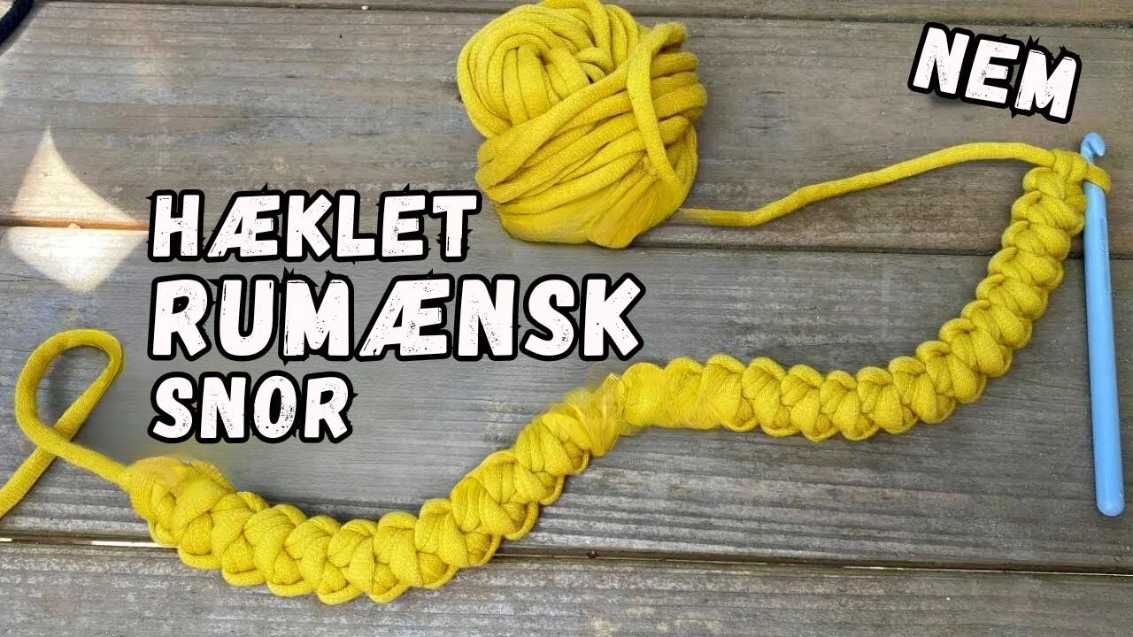 Hæklet Rumænsk Snor