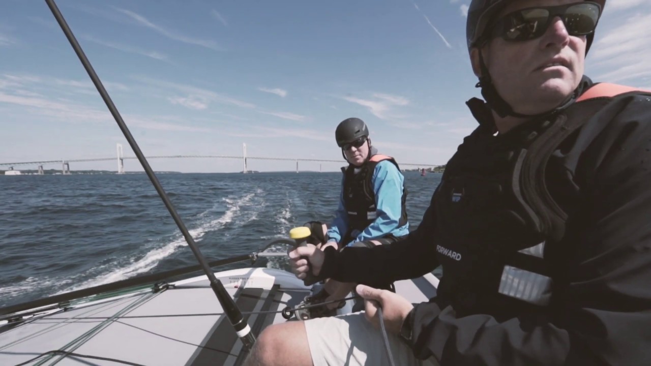 The TF10 trimaran: the foiling flying machine!