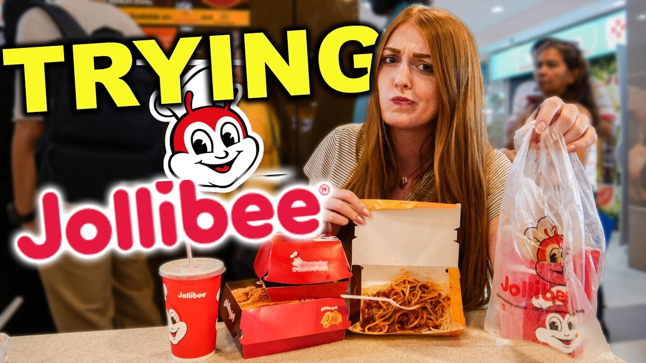 Foreigners Try FILIPINO JOLLIBEE in Singapore!