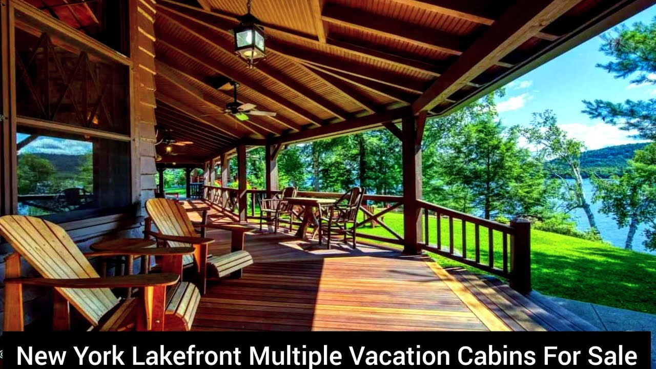 New York Lakefront Log Cabins For Sale | Lakefront Homes For Sale | NY Waterfront Cabins For Sale
