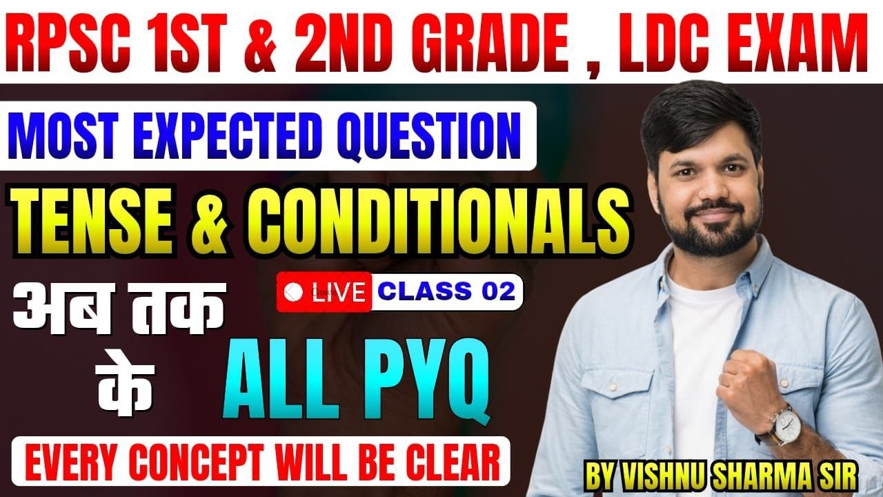 Tense All PYQs CLASS 2 For RPSC 1st Grade English | RPSC 2nd Grade English | RSSB LDC 2026