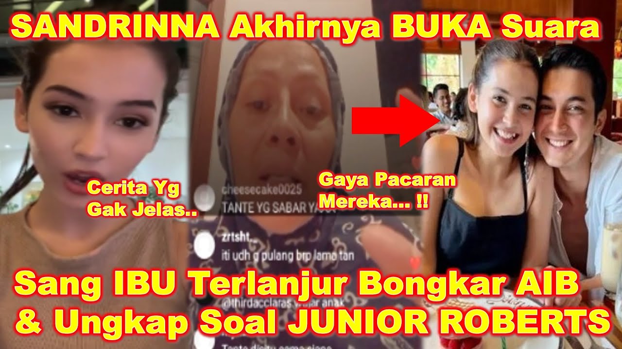 SANDRINNA Akhirnya BUKA Suara USAI IBUNDA B0ngkar AlB Dirinya & JUNIOR ROBERTS!! - Lgs LAKUKAN Ini
