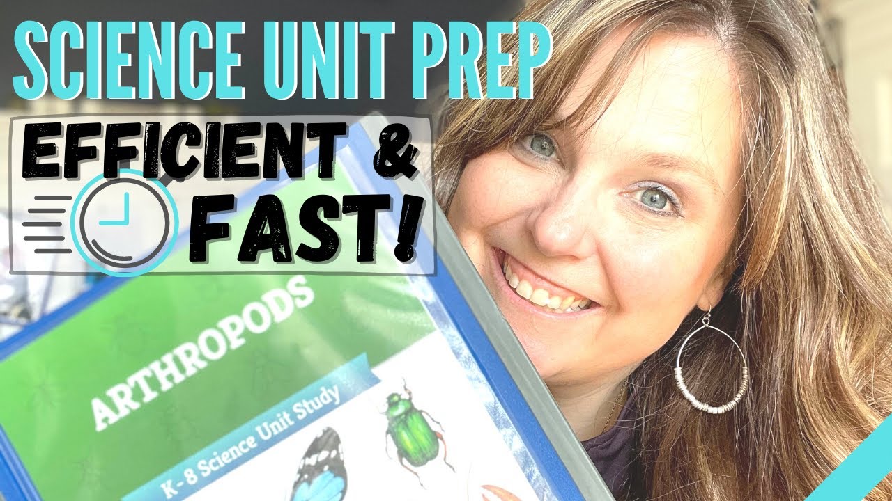 Want to PREP TGTB SCIENCE UNIT FASTER in a smaller binder?? Plan, Prep, & Organize ARTHROPODS w/ me!