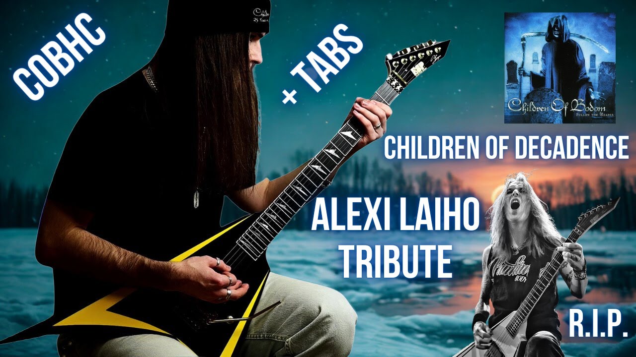Alexi Laiho Tribute | Children Of Decadence | Cover With TABs | Mikołaj Poterek | Children Of Bodom
