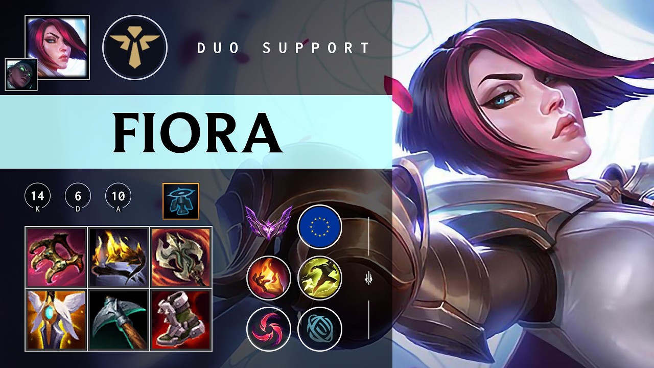 Fiora Support vs Thresh - EUW Master Patch 26.05