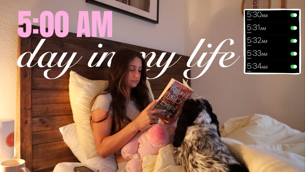THIS is what happens when I wake up at 5AM...
