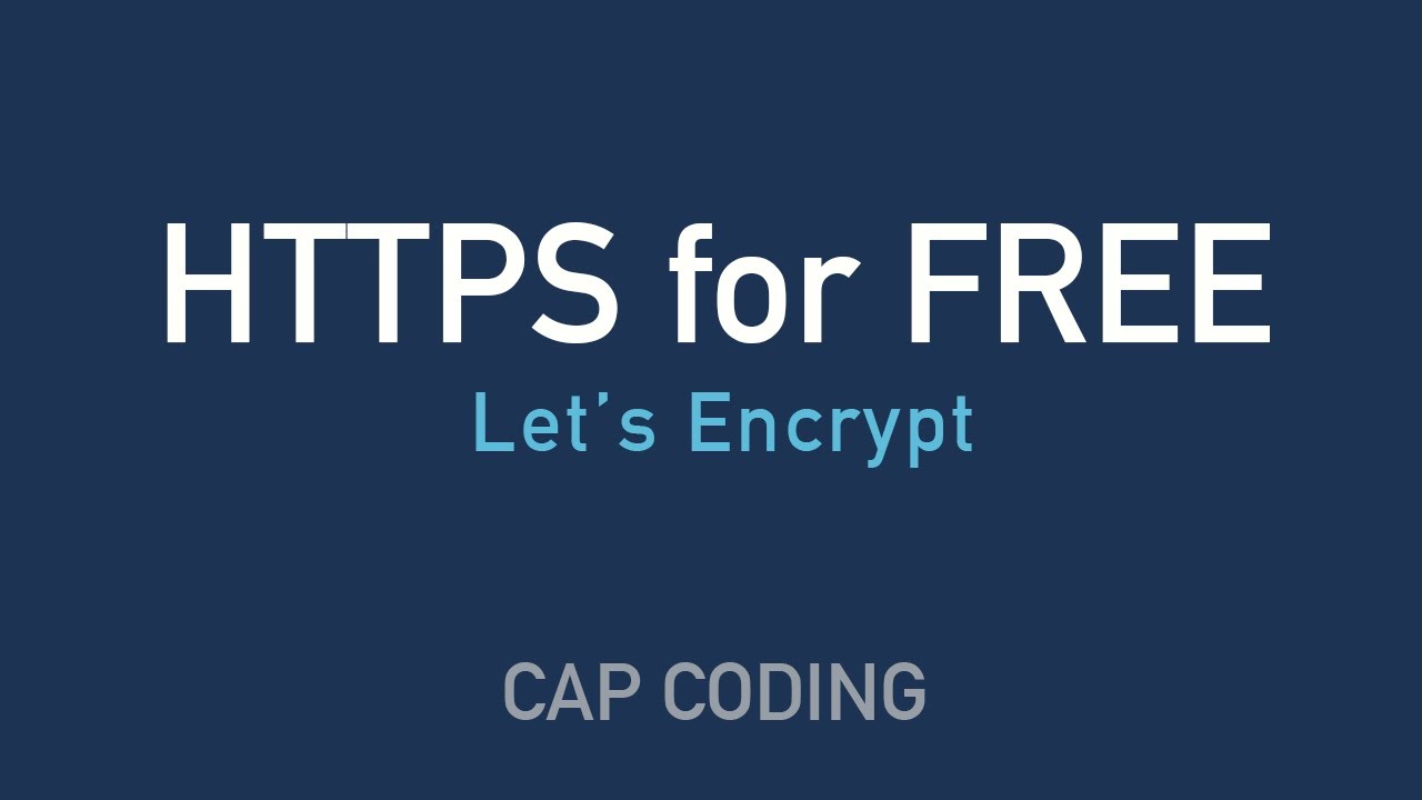 Get trusted SSL certificate ( 