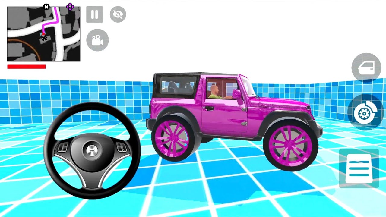 Indian theft auto simulator  2026 android samsung galaxy a56 game play new car  vs police car fight 