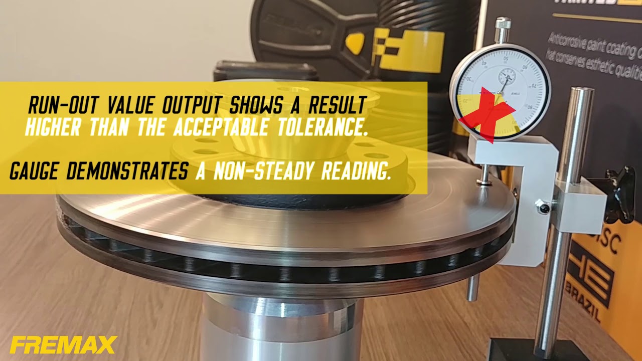 Fremax Measuring Brake Disc Runout & Disc Thickness Variation (DTV)