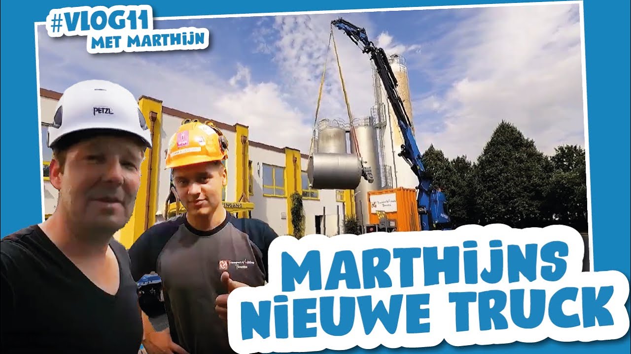 Check de nieuwe Scania met autolaadkraan van Marthijn! - VLOG #11
