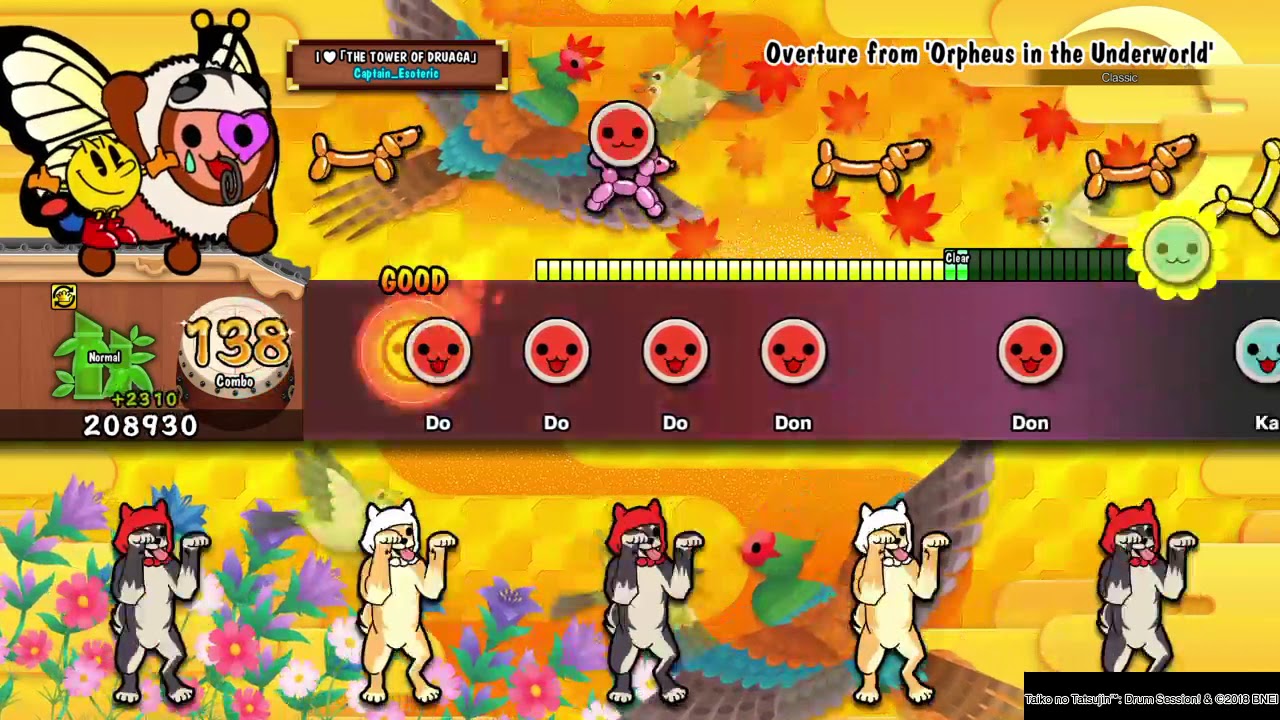 Taiko no Tatsujin: Overture 'Orpheus in the Underworld' (Normal) (Full Combo)