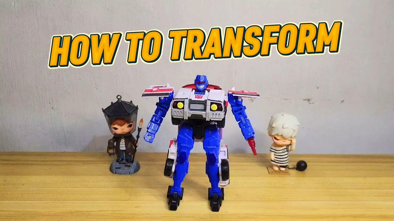 HOW TO TRANSFORM Age of the Primes Autobot Red Alert