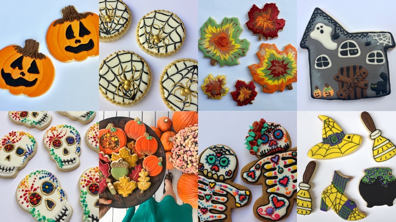 FALL & HALLOWEEN Cookie Decorating Compilation