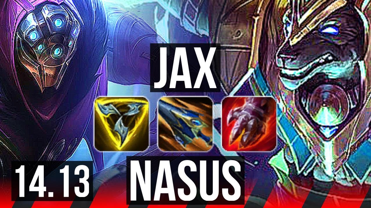JAX vs NASUS (TOP) | 6/2/6, 600+ games | NA Master | 14.13