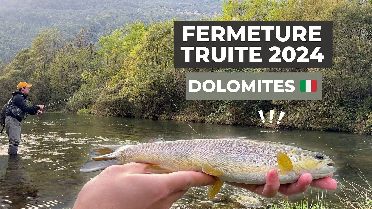 Fermeture TRUITE 2024 Part 2 : Pêche en Sèche au Cœur des Dolomites ! 🇮🇹🎣