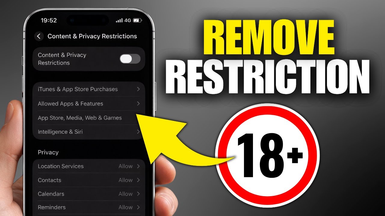 How To Remove Age Restrictions On iPhone (Quick Guide)