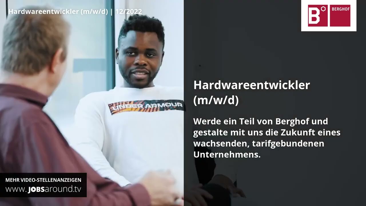 Jetzt bewerben: Welche reizvollen Aufgaben Dich als Hardwareentwickler (m/w/d) bei Berghof erwarten