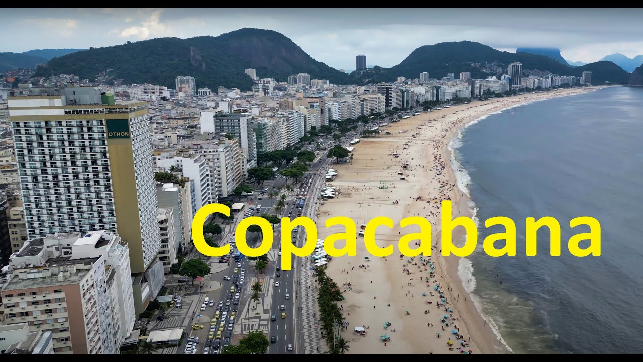 🇧🇷 🏖️✨Copacabana & Ipanema from Above | Stunning 4K Drone View of Rio de Janeiro