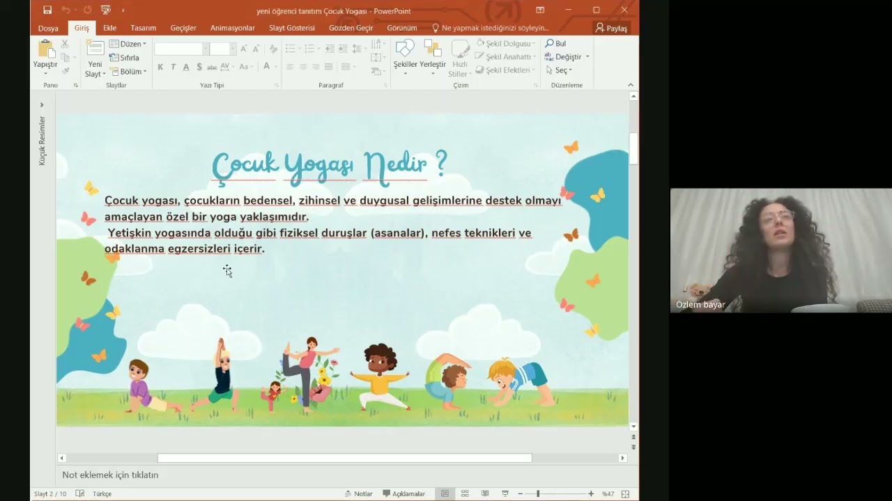 ÇOCUK YOGASI SEMİNERİ