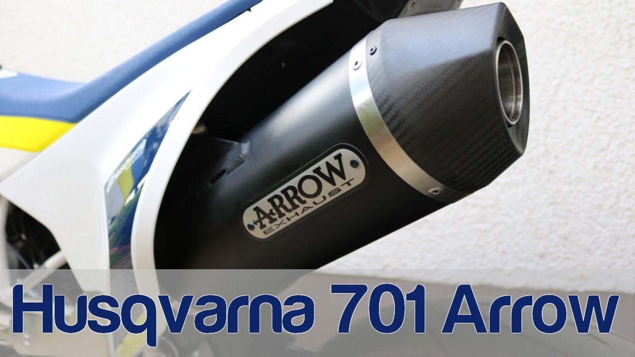 Husqvarna 701 SM 2018 - Arrow Exhaust Race-Tech Dark Line | Sound Test