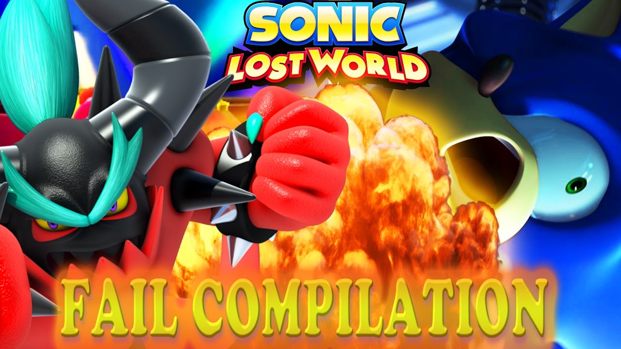 SONIC LOST WORLD FAIL COMPILATION - RED RINGS CREATE RAGE