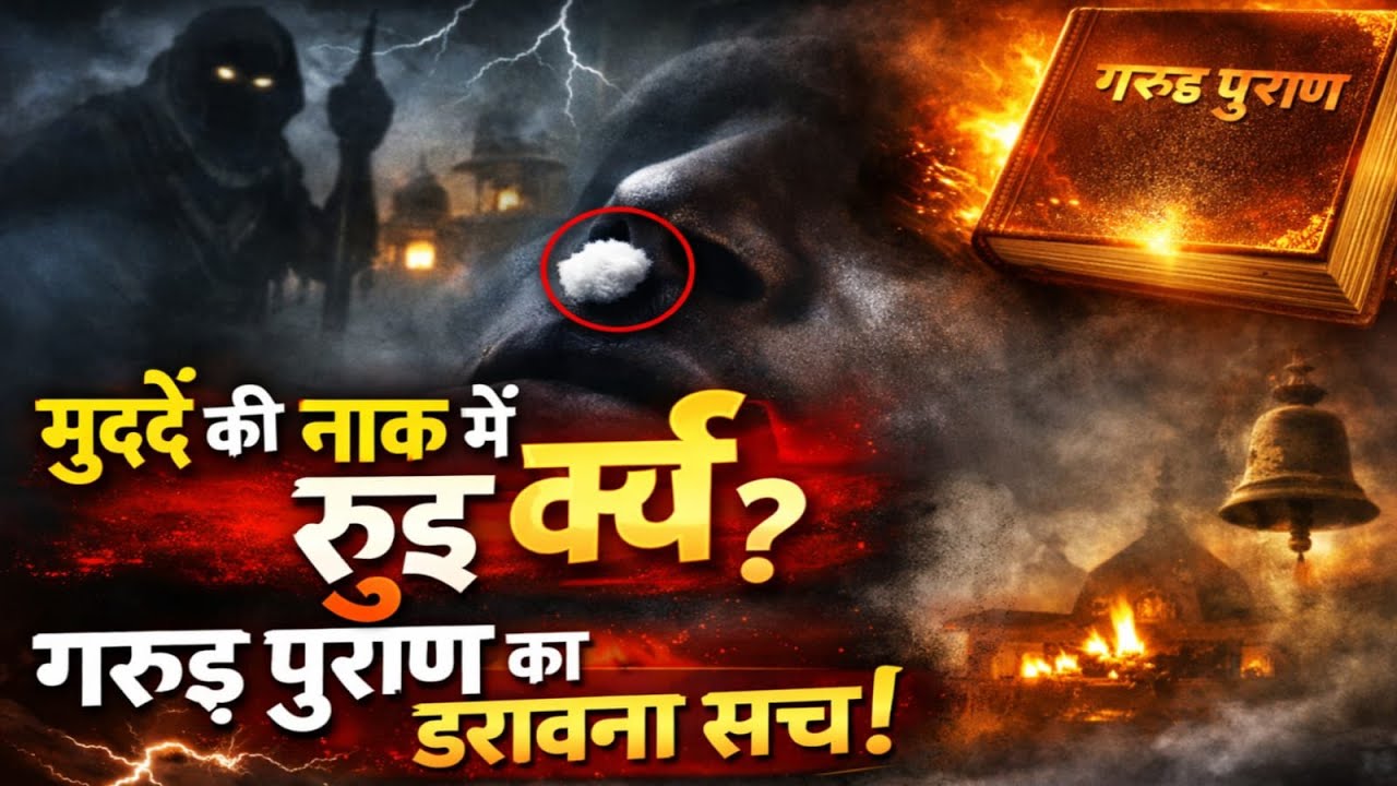 मुर्दे की नाक में रुई क्यों लगाई जाती है? | Garun Puran का डरावना रहस्य