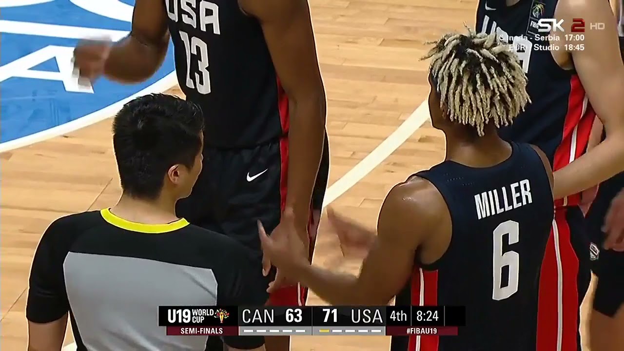 Caleb Houston vs USA U19 23 PTS        7.10.21