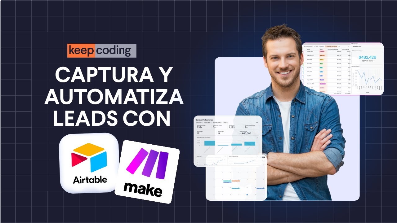 El embudo de ventas definitivo, captura y automatiza leads con Make y Airtable