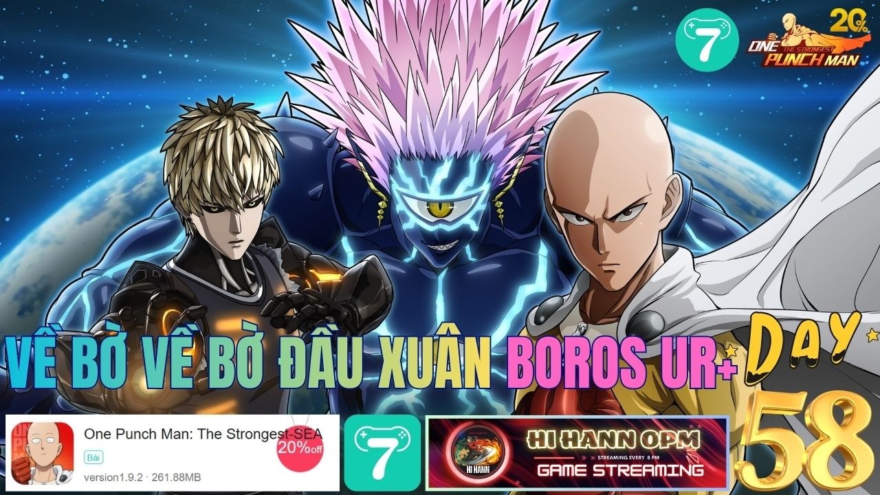 Samurai UR+ PVP Không Khác Gì Tat UR+ Có Điều Phá Khiên - Companion One Punch Man X7Game SEA Day 57