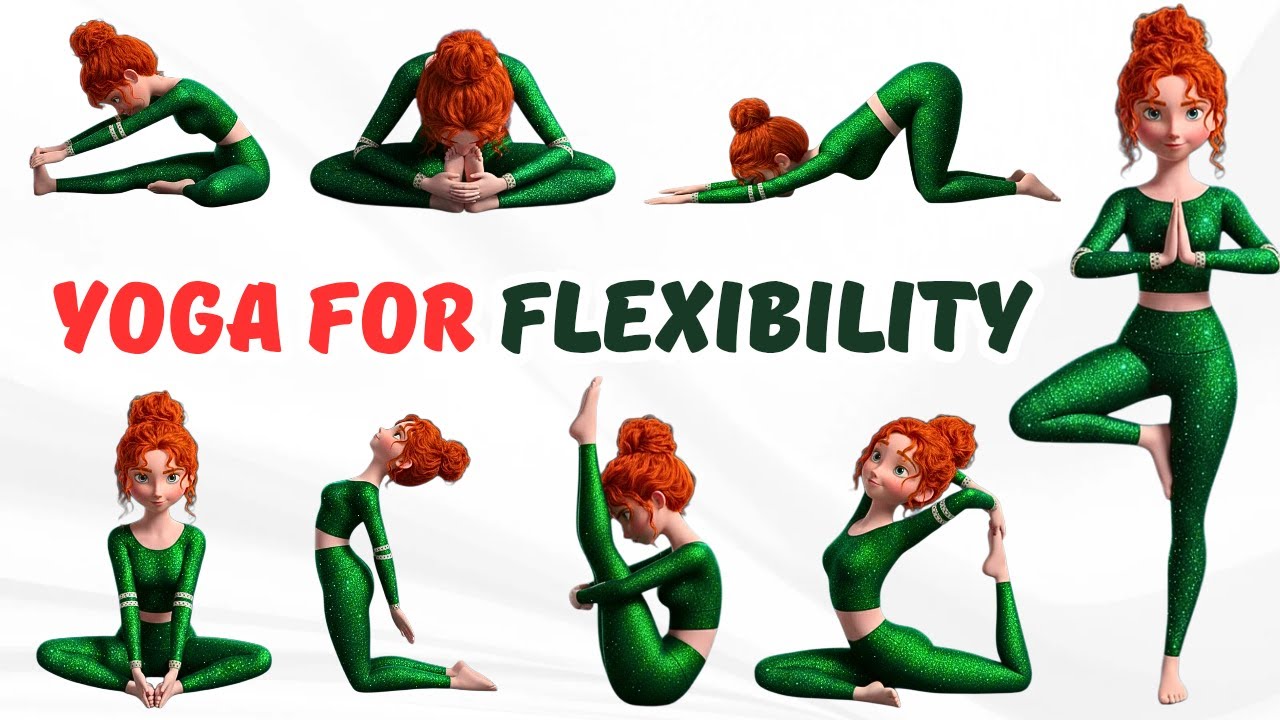 Yoga for Flexibility for Kids with Princess Merida | Yoga for Kids | 🌞  Sunny Yoga.