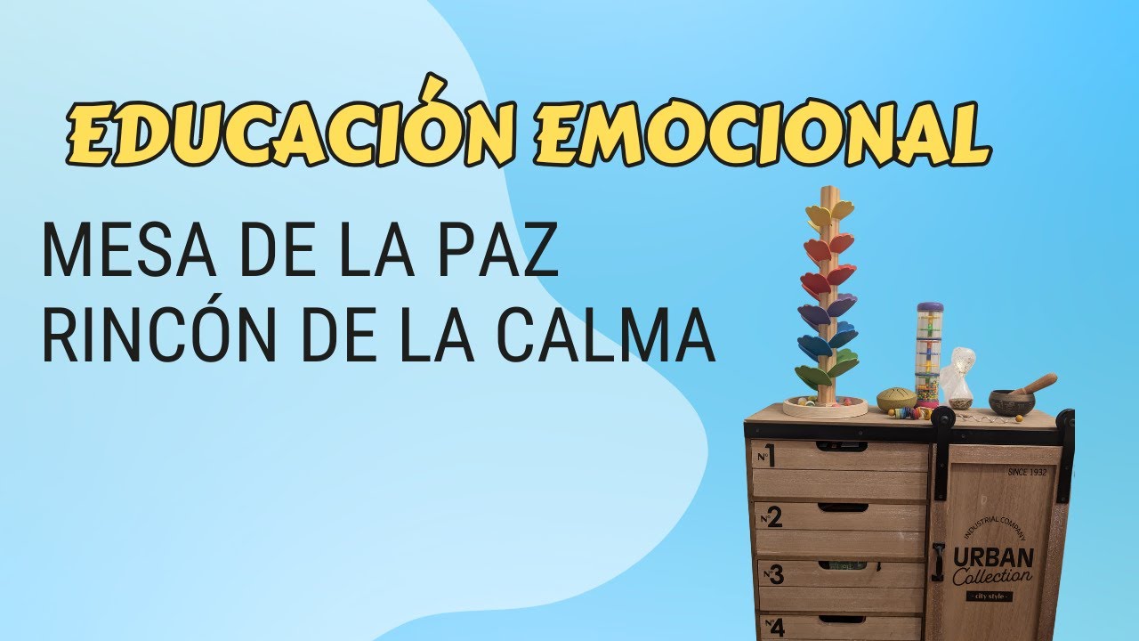 🌿 Mesa de la Paz o Rincón de la Calma para Niños: Recursos de Educación Emocional 💖